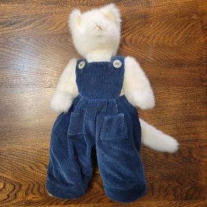 Vintage Articulated Cat Teddy Bear